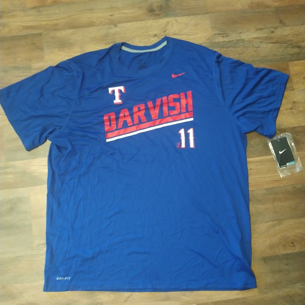 Nike Texas baseball shirt 2XL Royal Blue